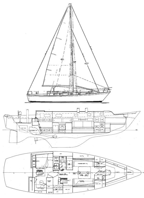 Pearson 424 Cutter