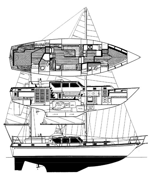 Gulfstar 47 Sailmaster