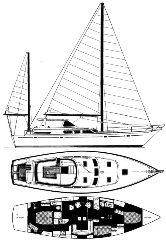 Gulfstar 54 Sailcruiser