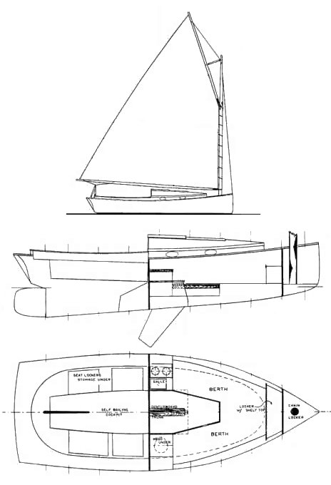 Mystic Catboat 20