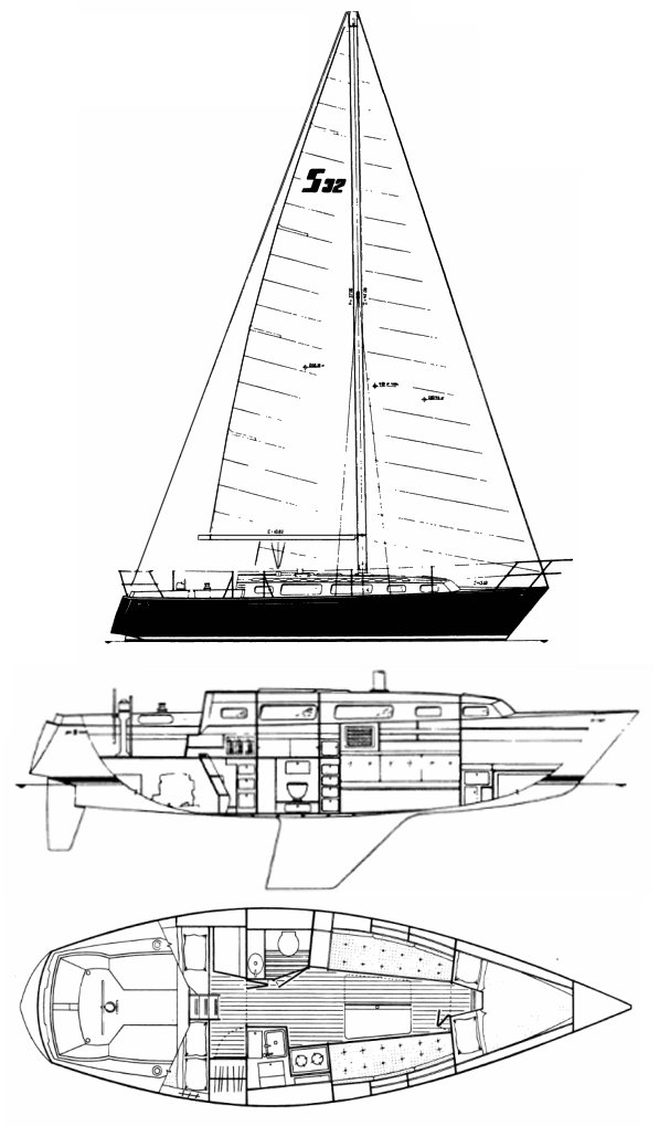 Sabre 32 (tri-cabin)