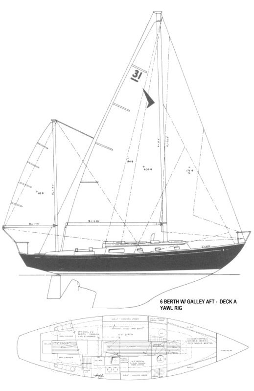 Seafarer 31 Mki Yawl